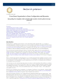 From Zoom Organization to Zome Configuration and Dynamics Integrating the Doughnut, Helix and Pineapple Models Towards Global Strategic Coherence - /