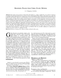 Biodiesel Production Using Static Mixers