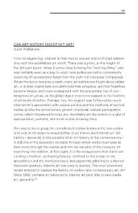 CAN ART HISTORY DIGEST NET ART? Julian Stallabrass from Its