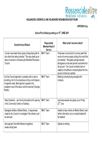 Item 3A. Action Sheet