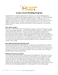 Learn-2-Earn Reading Program