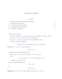 Math 6280 - Class 27