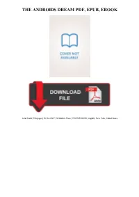 PDF Download the Androids Dream Pdf Free Download