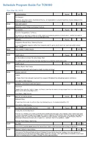 Program Guide Report