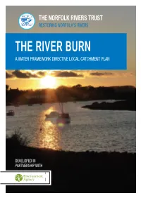 The River Burn a Water Framework Directive Local Catchment Plan