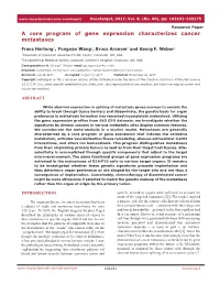 A Core Program of Gene Expression Characterizes Cancer Metastases