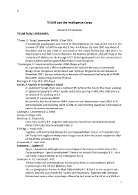 20151019-Website TICOM and the INTELLIGENCE CORPS CIGY