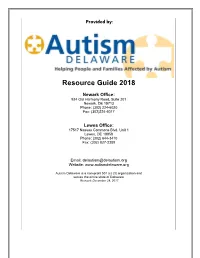 Resource Guide 2018
