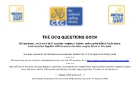 The Bcq Questions Book