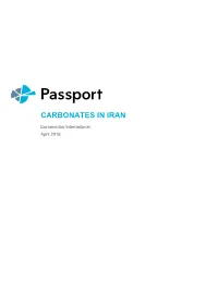 Carbonates in Iran