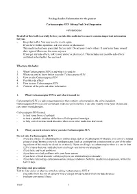Download Leaflet View the Patient Leaflet in PDF Format