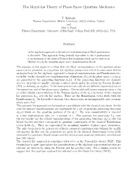 The Moyal-Lie Theory of Phase Space Quantum Mechanics
