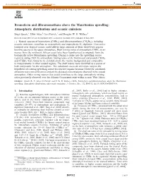 Bromoform and Dibromomethane Above the Mauritanian Upwelling