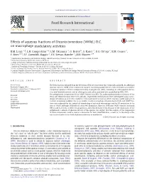 Effects of Aqueous Fractions of Uncaria Tomentosa (Willd.) D.C