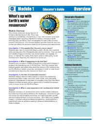 Module 1 Overview