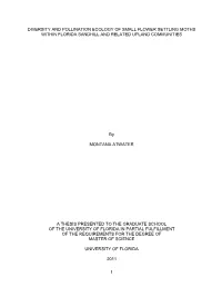 Of Moths, Christian Salcedo for His Assistance in the Field and Use of Equipment, Jim Cuda for Use of His Generator, Charlie Covell, James Cuda, And