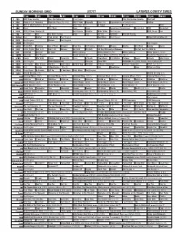Sunday Morning Grid 5/7/17 Latimes.Com/Tv Times
