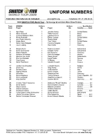 Uniform Numbers