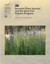 Invasive Plant Species and the Joint Fire Science Program