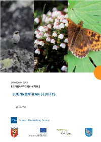 Luonnontilan Selvitys