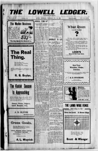 The Lowell Ledger. A