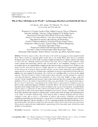 Why Is There Still Rabies in the World? - an Emerging Microbial and Global Health Threat