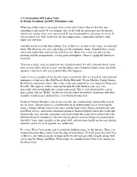 A Conversation with Laura Veirs by Frank Goodman (12/2005, Puremusic.Com)