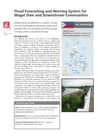 Flood Forecasting and Warning System for Magat Dam and Downstream Communities