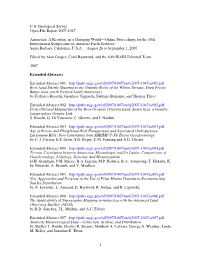 Open-File Report 2007-1047, Extended Abstracts