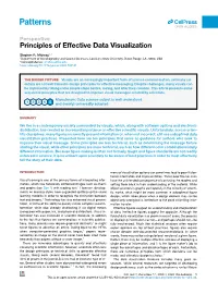 Principles of Effective Data Visualization