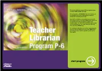 Teacher Librarian Program