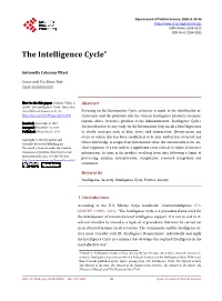 The Intelligence Cycle*