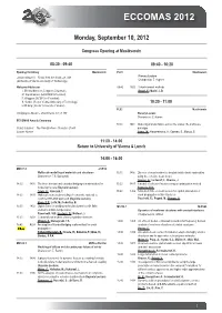 Updated Programme