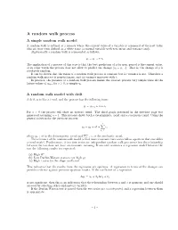 A Random Walk Process