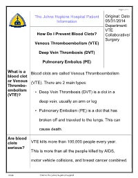VTE Collaborative