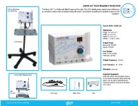 AARON 900™ High Frequency DESICCATOR