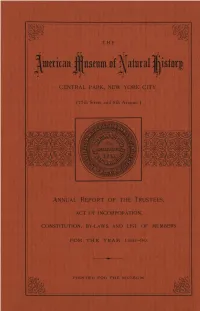 Annual Report of the Trustees, Act of Ipncorporation