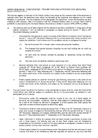 Byelaw 26 - Fixed Engines - Prohibitions and Authorisations (England)