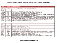 Passed Walks Programmes