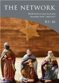 The Network RSCM Events in Your Local Area December 2016 – April 2017