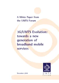 UMTS White Paper For