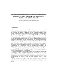 What Tourists Say About the Italian National Parks: a Web Mining Analysis