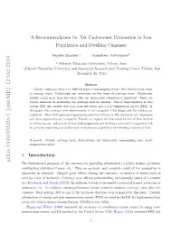 A Recommendation for Net Undercount Estimation in Iran Population and Dwelling Censuses