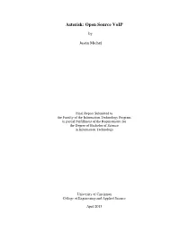 Asterisk: Open Source Voip