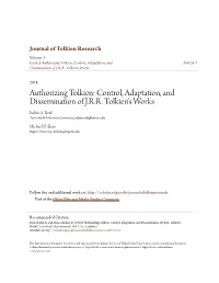 Control, Adaptation, and Dissemination of J.R.R