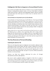 Folding Into Fall: How to Sequence a Forward Bend Practice the Key Elements of Forward Bending