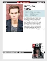 Matthew Koma