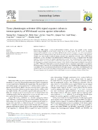 (Tpa) Signal Sequence Enhances Immunogenicity of MVA-Based