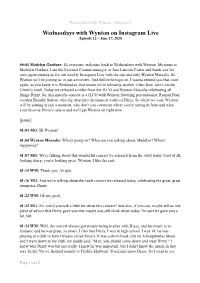 Wednesdays with Wynton Episode 12