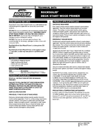 Technical Data Rst-51